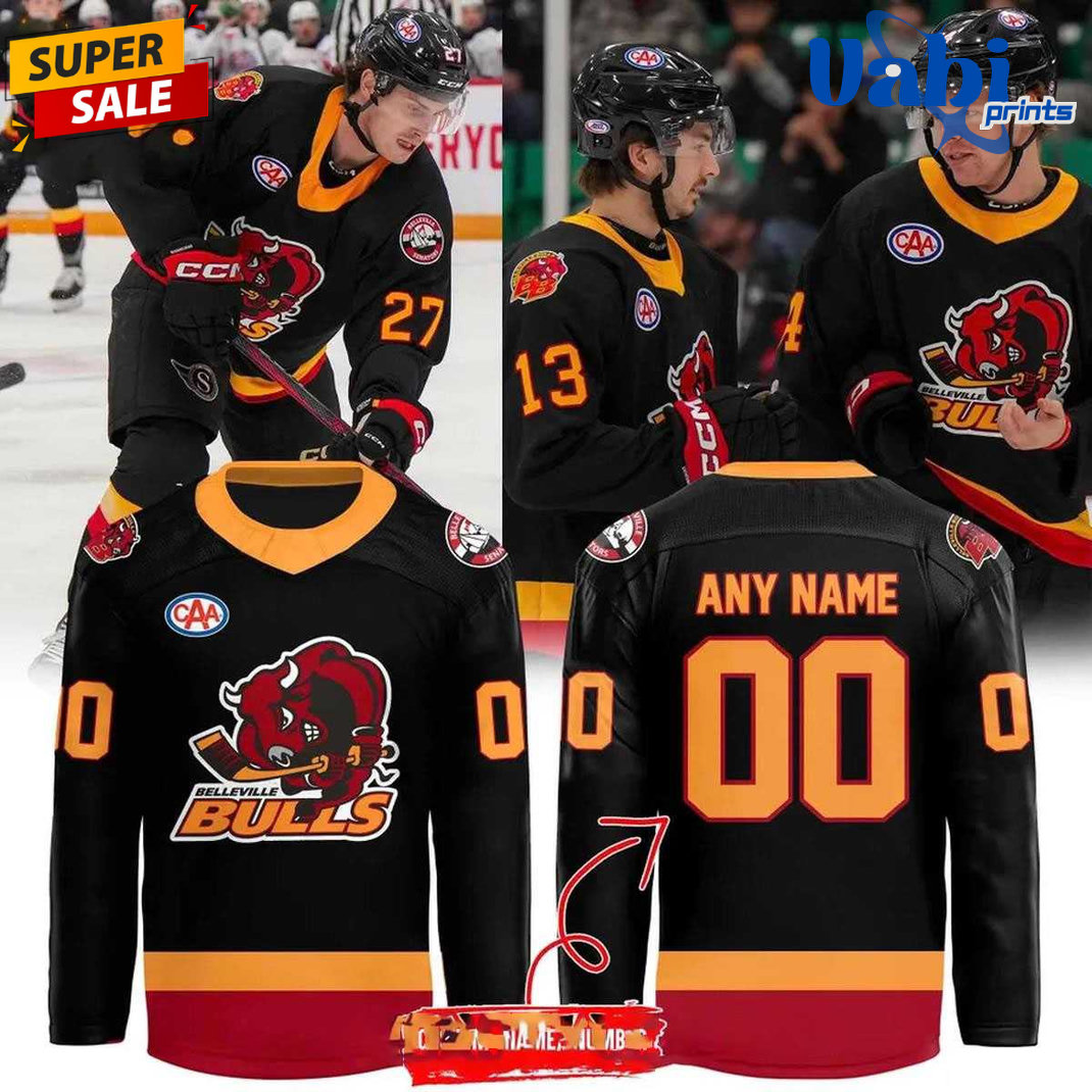 Belleville Senators Bulls Night 2026 Hockey Jersey Belleville Senators Bulls Night 2026 Hockey Jersey