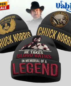 Chuck Norris “Legend Never Die” Beanie Hat