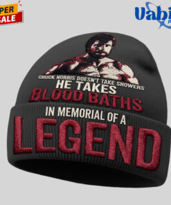 Chuck Norris “Legend Never Die” Beanie Hat