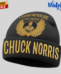 Chuck Norris Legend Never Die Beanie Hat 4.jpg