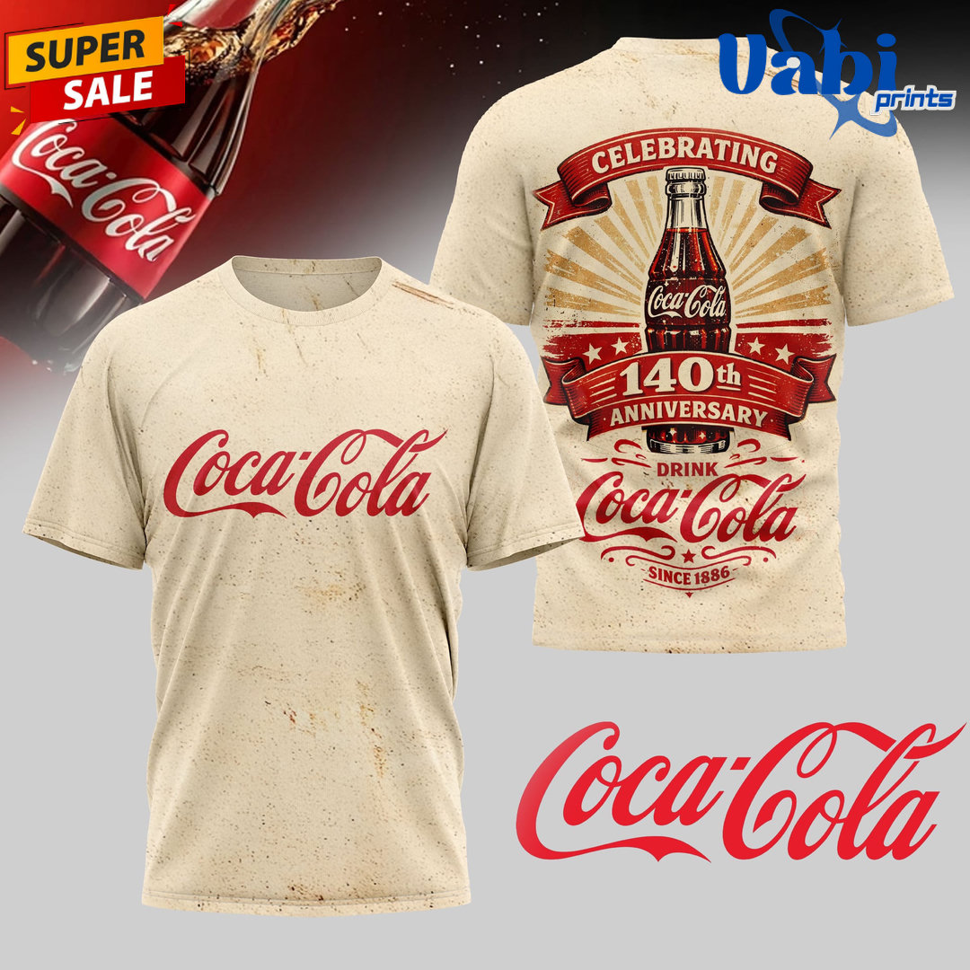 Coca-Cola Celebrating 140th Anniversary Shirt Coca-Cola Celebrating 140th Anniversary Shirt