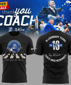 Creighton Bluejays “Thank you for everything, Coach Greg McDermott” Shirt