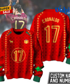 Cristiano Ronaldo Custom Ugly Christmas Sweater