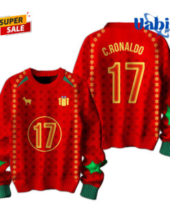 Cristiano Ronaldo Custom Ugly Christmas Sweater