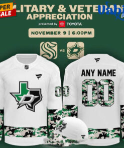 Dallas Stars Military Appreciation Night 2026 Custom Hockey Jersey