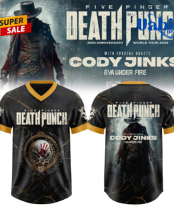 Five Finger Death Punch – 20th Anniversary World Tour 2026 Football Jersey