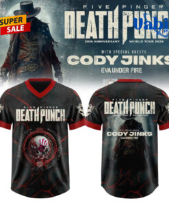 Five Finger Death Punch – 20th Anniversary World Tour 2026 Football Jersey
