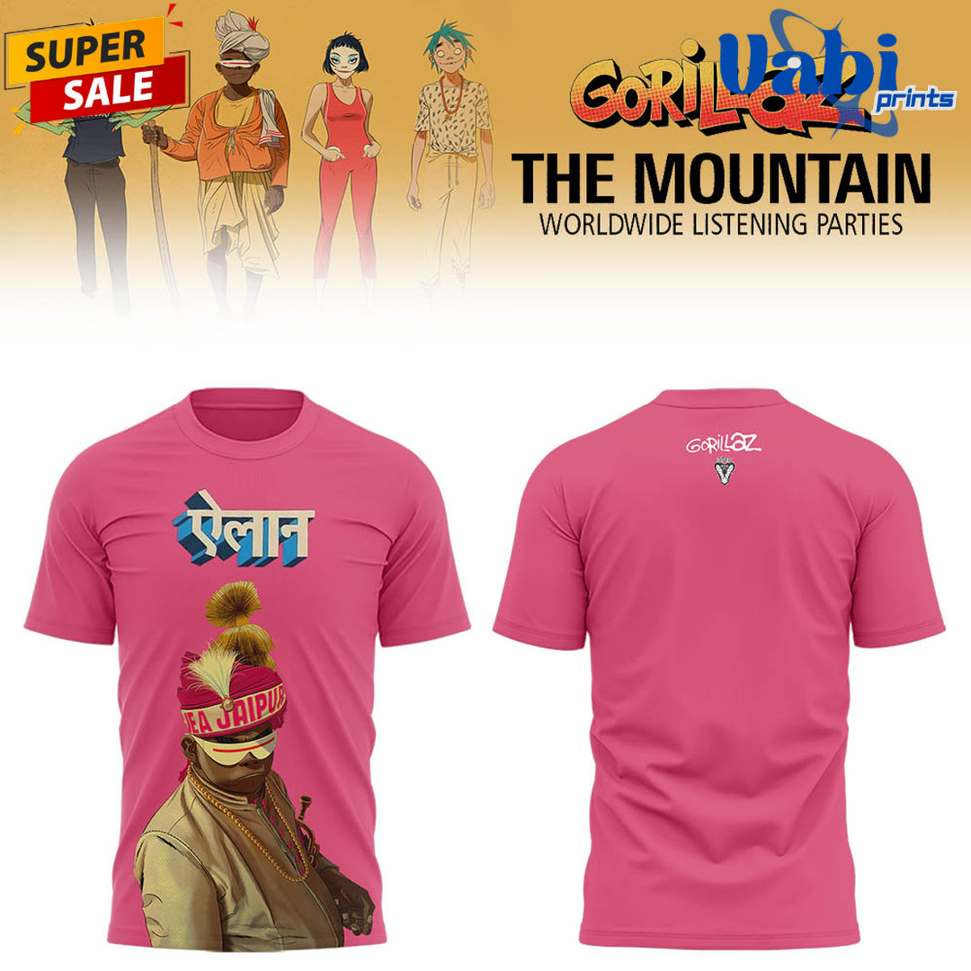 Gorillaz The Mountain Worldwide Listening Parties in LA 2026 Shirt