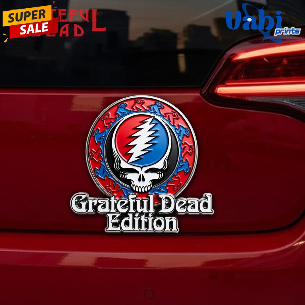 Grateful Dead Premium Car Name Badge Grateful Dead Premium Car Name Badge