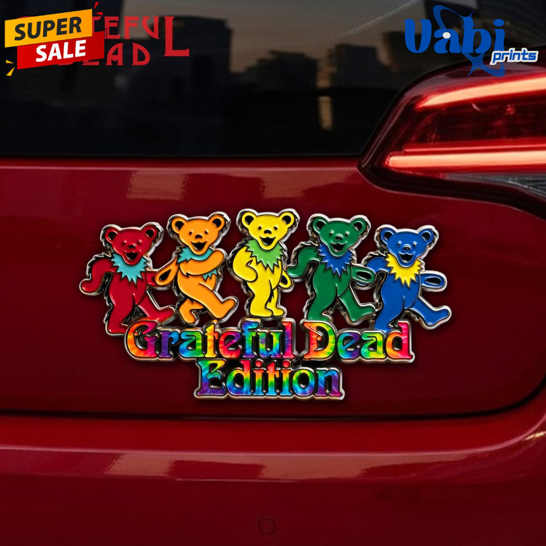Grateful Dead Premium Car Name Badge Grateful Dead Premium Car Name Badge