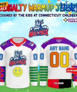 Hartford Wolf Pack Warmup New 2026 Hockey Jersey
