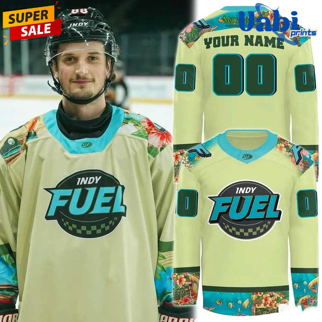 Indy Fuel Margaritaville Night 2026 Hockey Jersey Indy Fuel Margaritaville Night 2026 Hockey Jersey