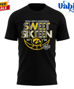 Iowa Hawkeyes Men’s Basketball 2026 Sweet Sixteen Tee