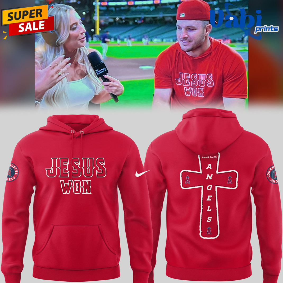 Los Angeles Angels Jesus Won Special Hoodie Los Angeles Angels Jesus Won Special Hoodie