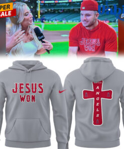 Los Angeles Angels Jesus Won Special Hoodie