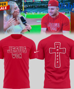 Los Angeles Angels Jesus Won Special Tee Los Angeles Angels Jesus Won Special Tee