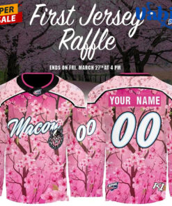Macon Mayhem Cherry Blossom Day 2026 “First Jersey Raffle” Hockey Jersey