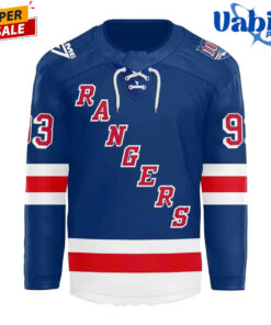 New York Rangers Mika Zibanejad 1000th Game 2026 Special Hockey Jersey
