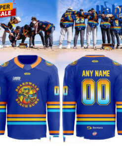 Norfolk Admirals Boardwalk Beach Bums Night 2026 Custom Hockey Jersey