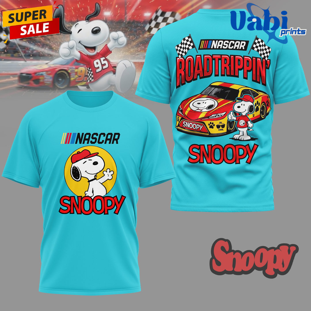 Snoopy x NASCAR Roadtrippin' Shirt Snoopy x NASCAR Roadtrippin' Shirt