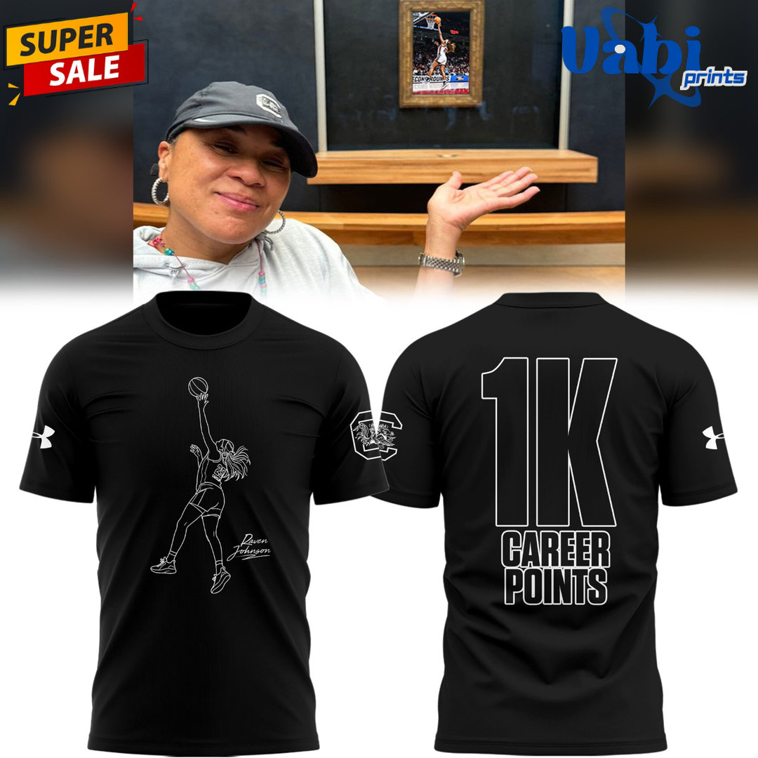 South Carolina Gamecocks 1000 career points Shirt South Carolina Gamecocks 1000 career points Shirt