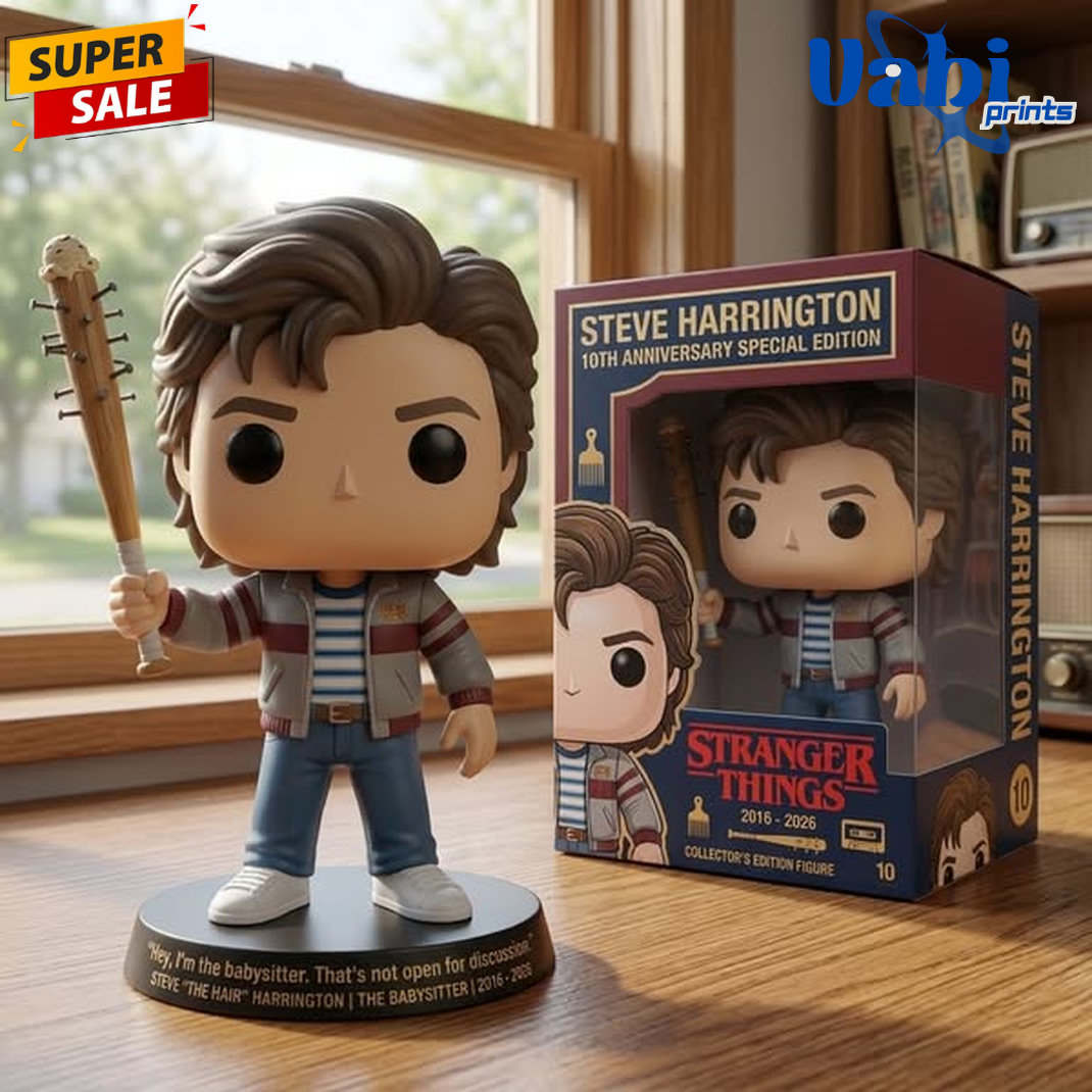 Stranger Things Steve Harrington 10th Anniversary Pop Figure Stranger Things Steve Harrington 10th Anniversary Pop Figure