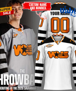 Tennessee Ice Hockey Throwback Custom Hockey Jersey