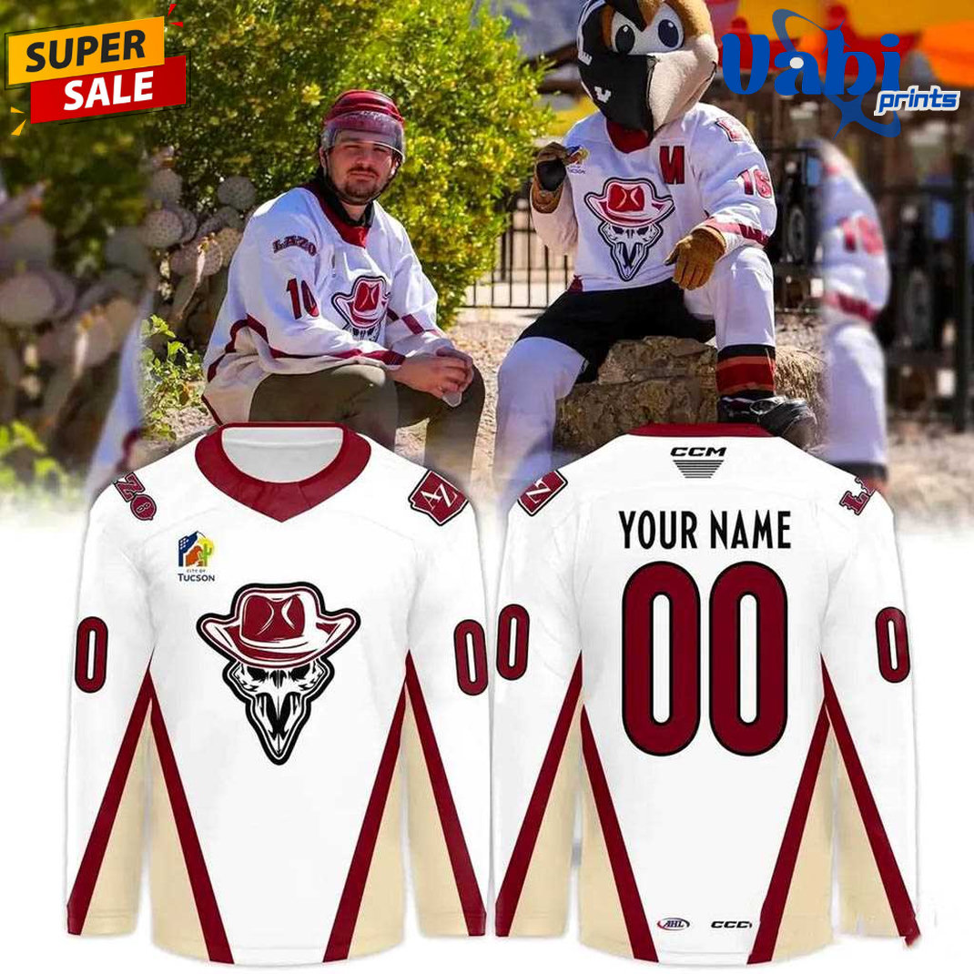 Tucson Roadrunners El Lazo 2026 Hockey Jersey Tucson Roadrunners El Lazo 2026 Hockey Jersey