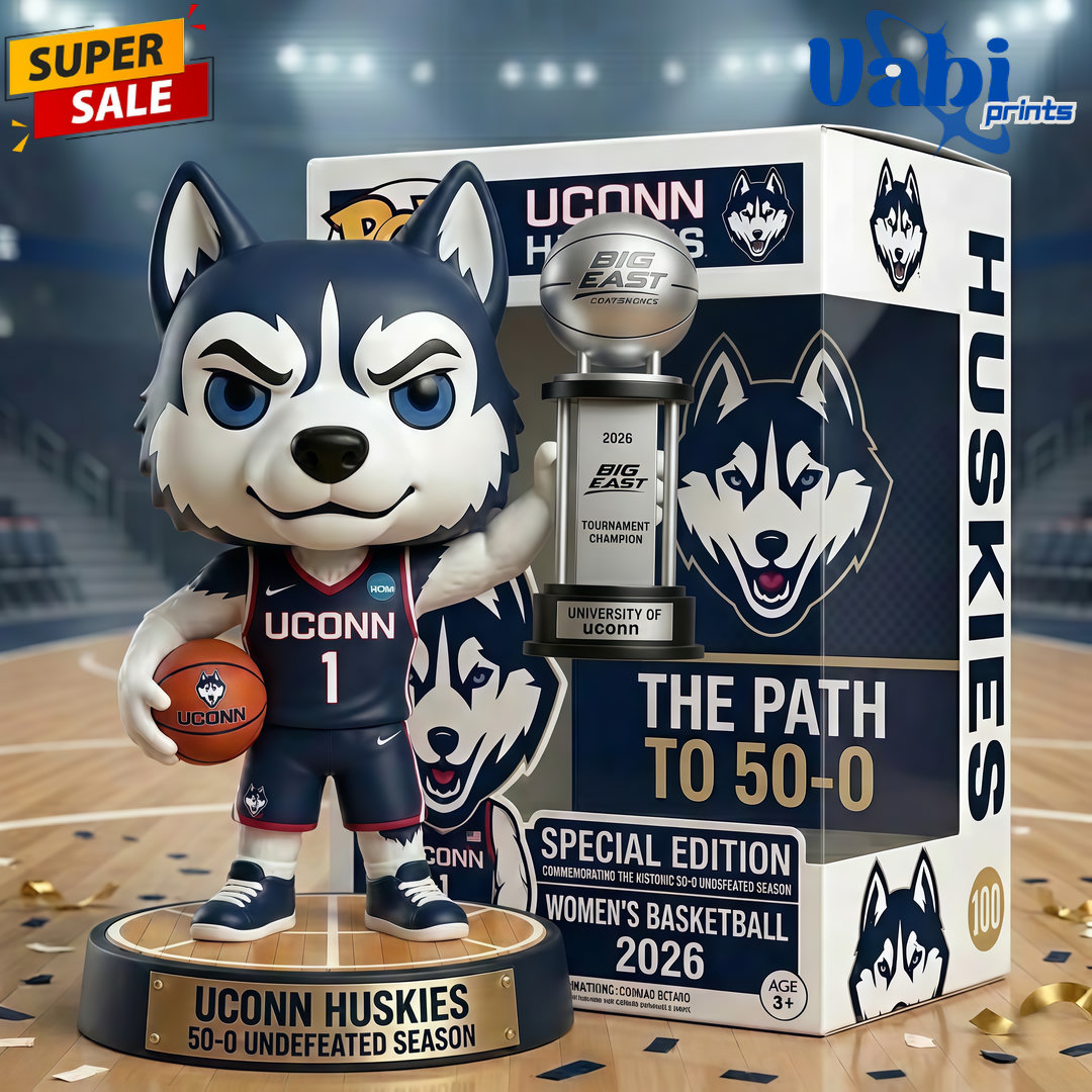UConn Huskies The Path to 50-0 Pop Figure UConn Huskies The Path to 50-0 Pop Figure