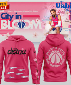 Washington Wizards Cherry Blossom “City in Bloom” Special Hoodie