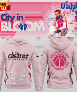 Washington Wizards Cherry Blossom “City in Bloom” Special Hoodie