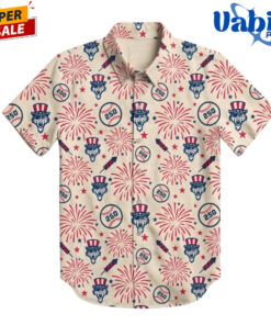 2026 Erie SeaWolves Patriotic Button-Up Shirt