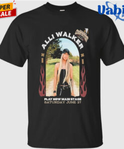 Alli Walker June 06 2026 Wrangler Remix Stage Nashville TN Tour Poster T-Shirt