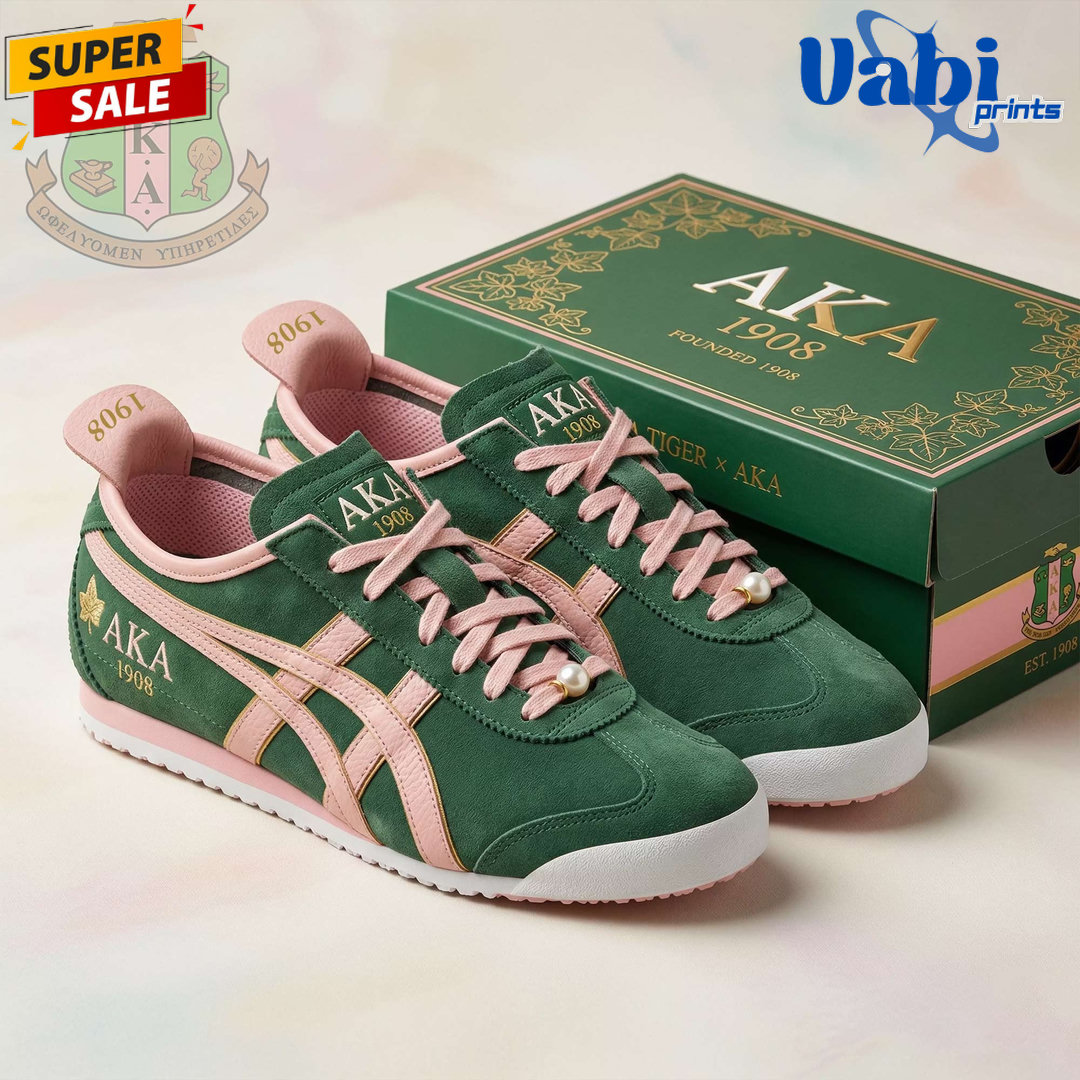 Alpha Kappa Alpha Premium Tiger Shoes – Green Alpha Kappa Alpha Premium Tiger Shoes – Green