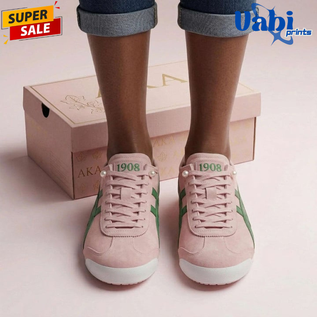 Alpha Kappa Alpha Premium Tiger Shoes – Pink Alpha Kappa Alpha Premium Tiger Shoes – Pink