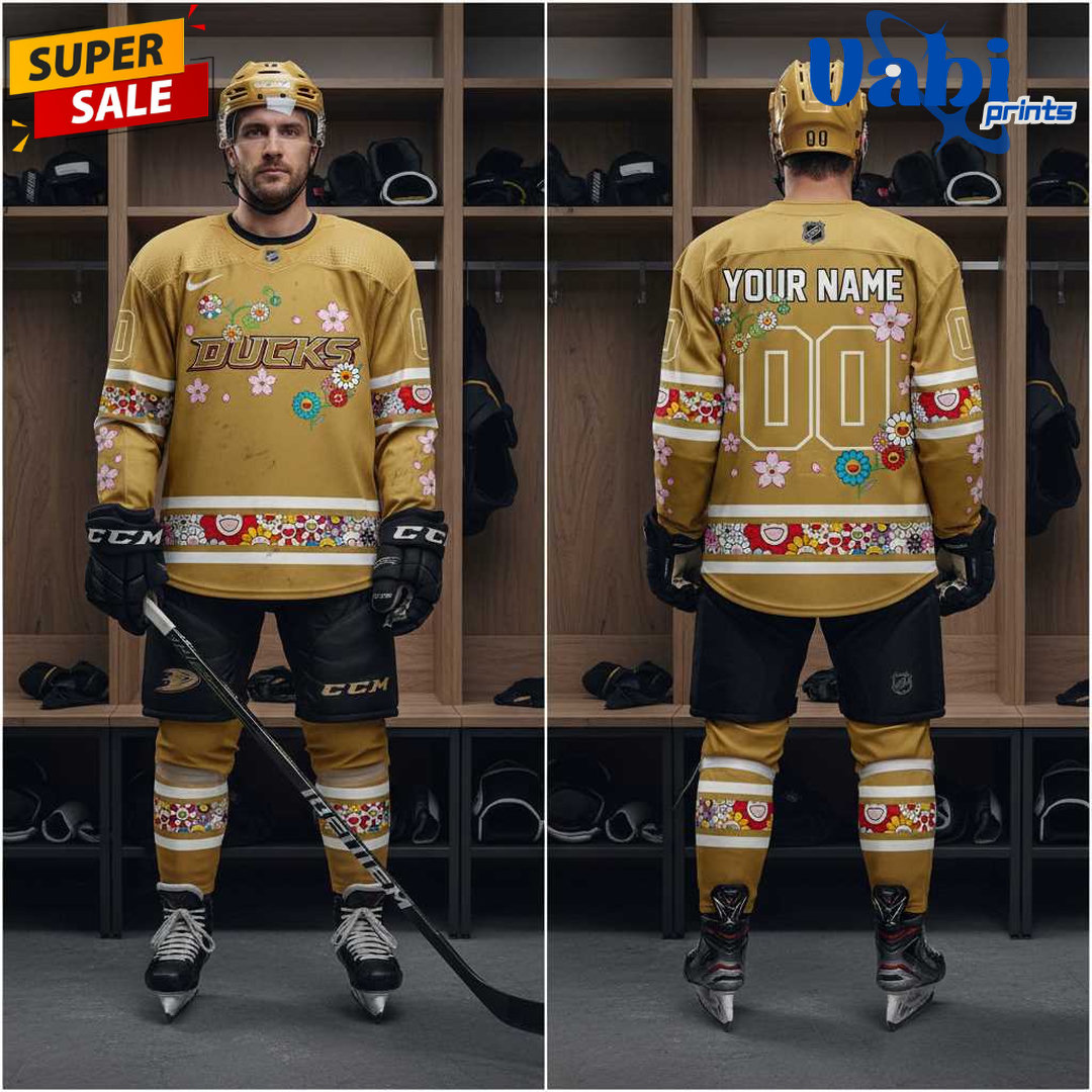 Anaheim Ducks x Takashi Murakami Customize Hockey Jersey Anaheim Ducks x Takashi Murakami Customize Hockey Jersey
