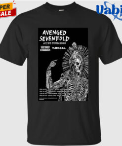Avenged Sevenfold AU NZ Tour 2026 Poster Shirt