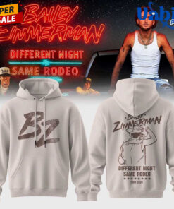 Bailey Zimmerman Different Night Same Rodeo Tour Hoodie