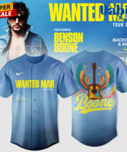 Benson Boone: Wanted Man Tour 2026 Baseball Jersey