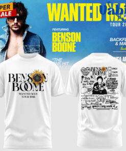 Benson Boone: Wanted Man Tour 2026 T-Shirt