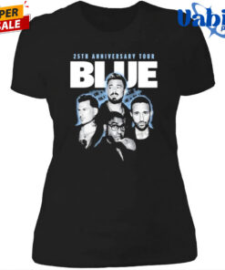 Blue 25th Anniversary Tour Photo Faded Black Shirt 4.jpg