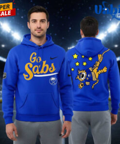 Buffalo Sabres Blue Gold “Go Sabs” Hoodie