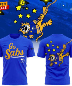 Buffalo Sabres Blue Gold Go Sabs Tee