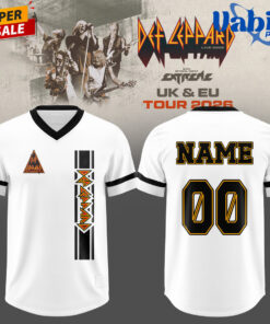 Def Leppard 2026 World Tour Custom Football Jersey