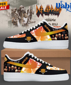Def Leppard “Pyromania Strike” World Tour 2026 AF1 Shoes