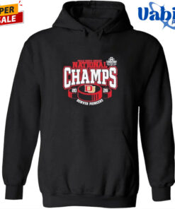 Denver Pioneers 2026 NCAA Frozen Four Men’s Ice Hockey National Champions Hockey Puck T-Shirt