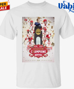 Denver Pioneers 2026 NCAA Men’s Hockey National Champions 11-Time Poster T-Shirt
