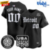 Detroit Tigers 2026 Alternate Vapor x 250USA Customize Baseball Jersey