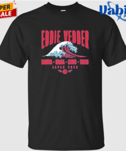 Eddie Vedder 2026 Japan Tour Great Wave T-Shirt