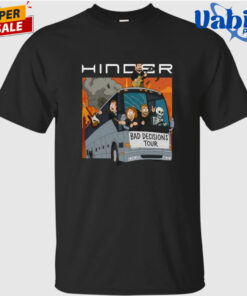 Hinder Bad Decisions 2026 Tour Shirt